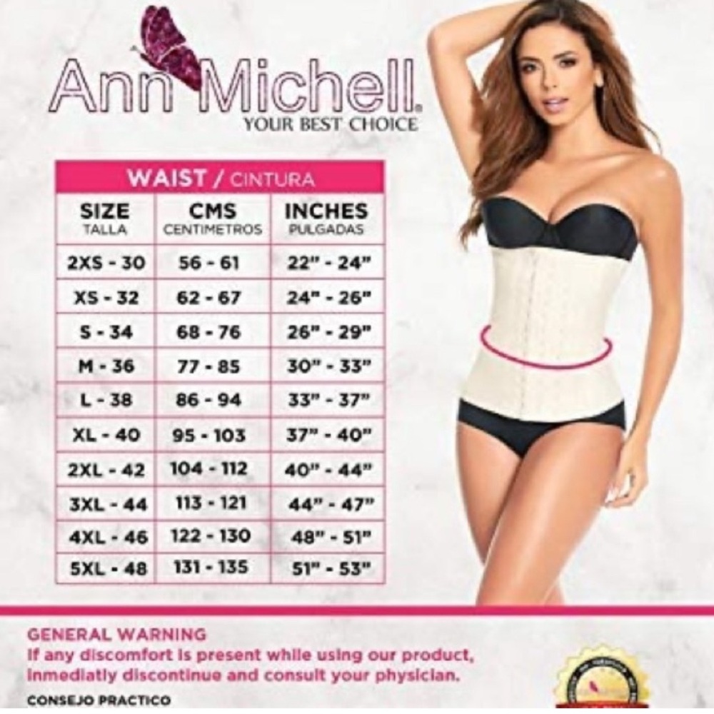 NWT GENUINE COLUMBIAN WAIST TRAINER DELUXE HIGH COMPRESSION LATEX SHAPER